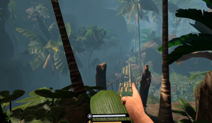 لقطة شاشة من Green Hell VR ، لعبت على Oculus Quest 2