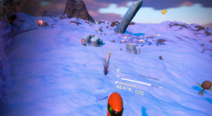 Screenshot of No Man's Sky VR, played on Oculus Quest 2