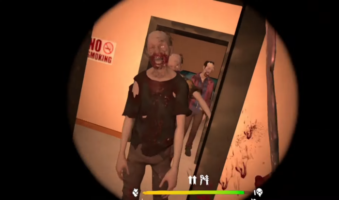 Skærmbillede af The Walking Dead Saints & Sinners kapitel 2 gengældelses gameplay, spillet på Oculus Quest 2
