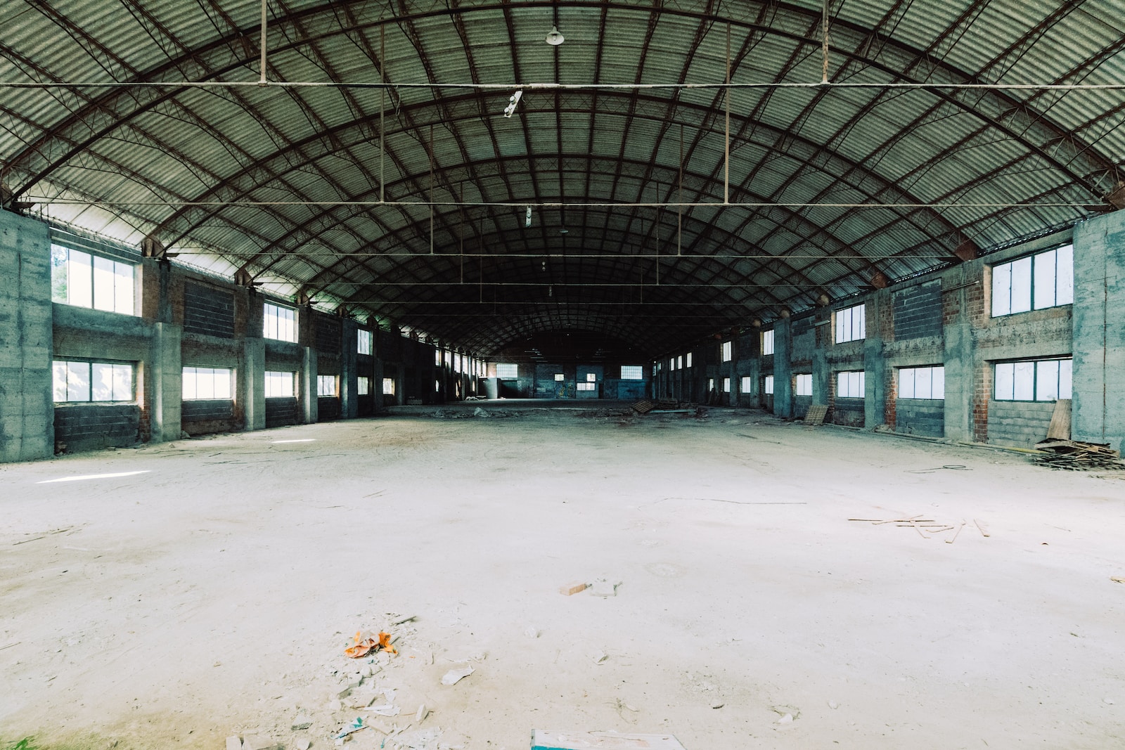 empty field inside building