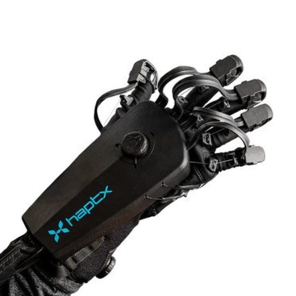 Close up of HaptX Gloves DK2